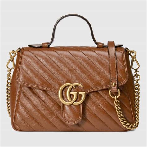 gucci marmont mini bag brown|Gucci Marmont small shoulder bag.